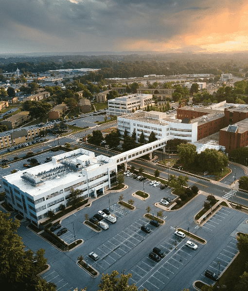 arial view of the northwest hospital